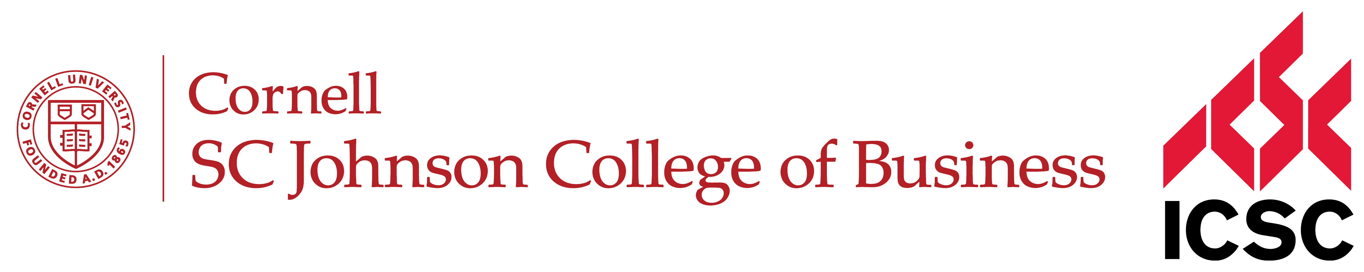 SC Johnson College of Business and ICSC Logo