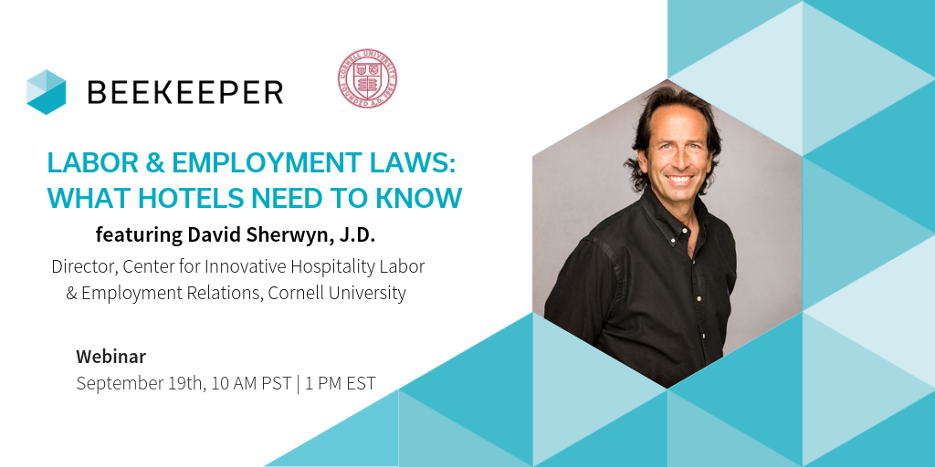 Webinar: Labor & Employment Laws Banner featuring David Sherwyn