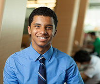 Eduardo Rosario, student in Hotel Administration.