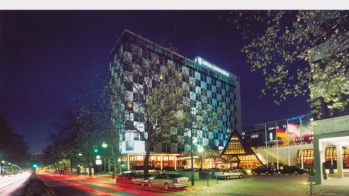 the exterior view of an Intercontinental Hotel