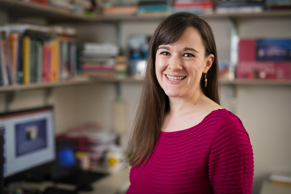 Kristina Workman in her office