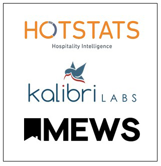 HotStats, Kalibri Labs, and Mews Systems logos