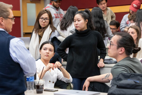 MMH students interacting in a classroom.